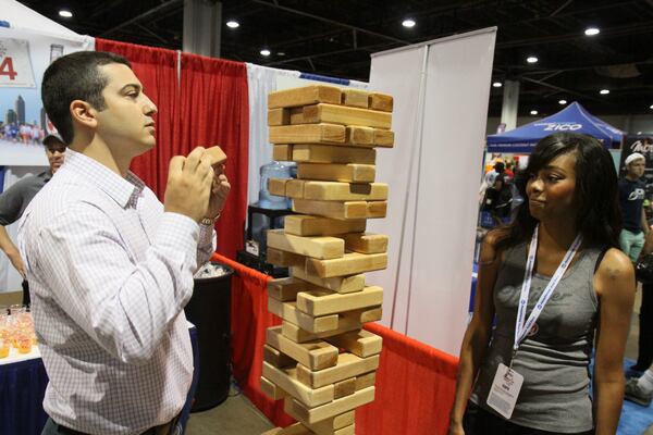 Here are some more photos from the Peachtree Road Race Expo.