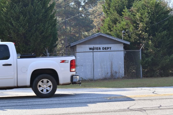 The tiny water department in Edgehill, the smallest incorporated city in Georgia. Water service, tied to the city's two wells, is the primary official service provided by the municipality, though there are hopes to eventually create a city park. (Hyosub Shin / Hyosub.Shin@ajc.com)