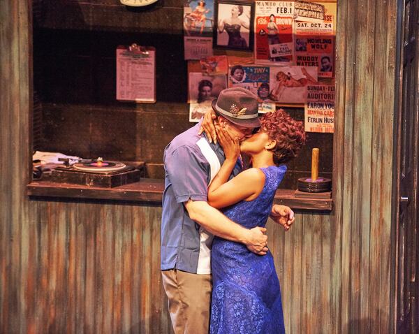 Travis Smith and Naima Carter Russell co-starred in the 2015 Aurora Theatre/Theatrical Outfit co-production of the musical “Memphis.” Contributed by Chris Bartelski