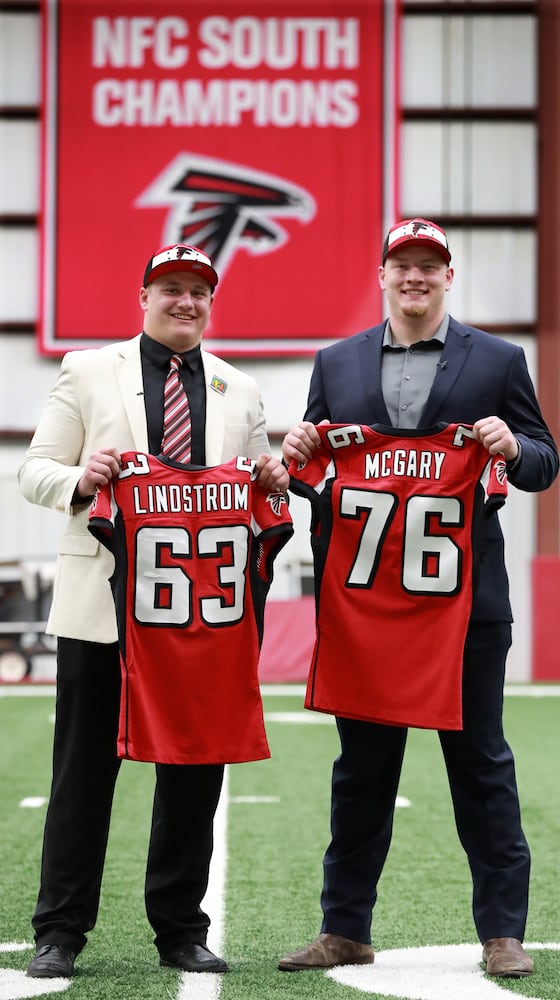 Photos: A look at the Falcons’ two first-round picks