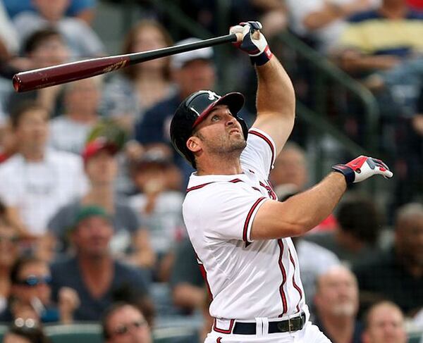 That classic Uggla swing. (Jason Getz/AJC)