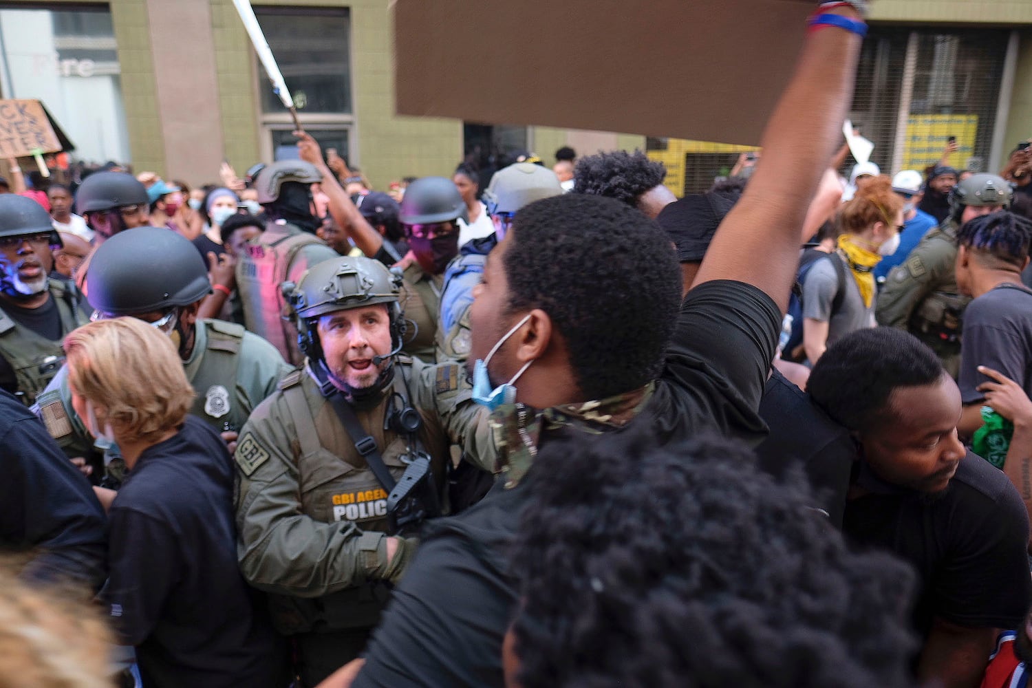 PHOTOS: Protesters gather across metro Atlanta