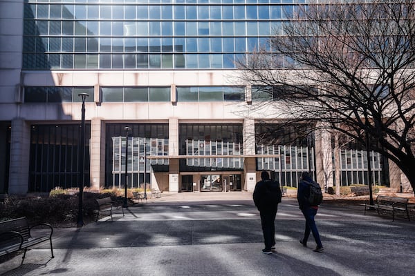 Views of the Sam Nunn Federal Building in downtown Atlanta are shown on Feb. 20. Federal workers are expected to return to office next week following President Donald Trump’s mandate terminating remote work. (Natrice Miller/AJC)