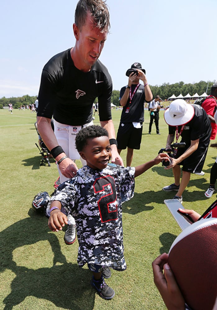 Atlanta Falcons Military Day at Training Camp