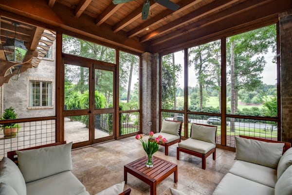 Residents can enjoy an indoor patio.