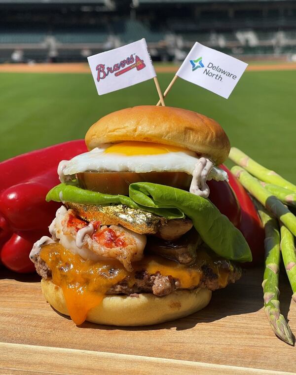 The World Champions Burger at Truist Park.