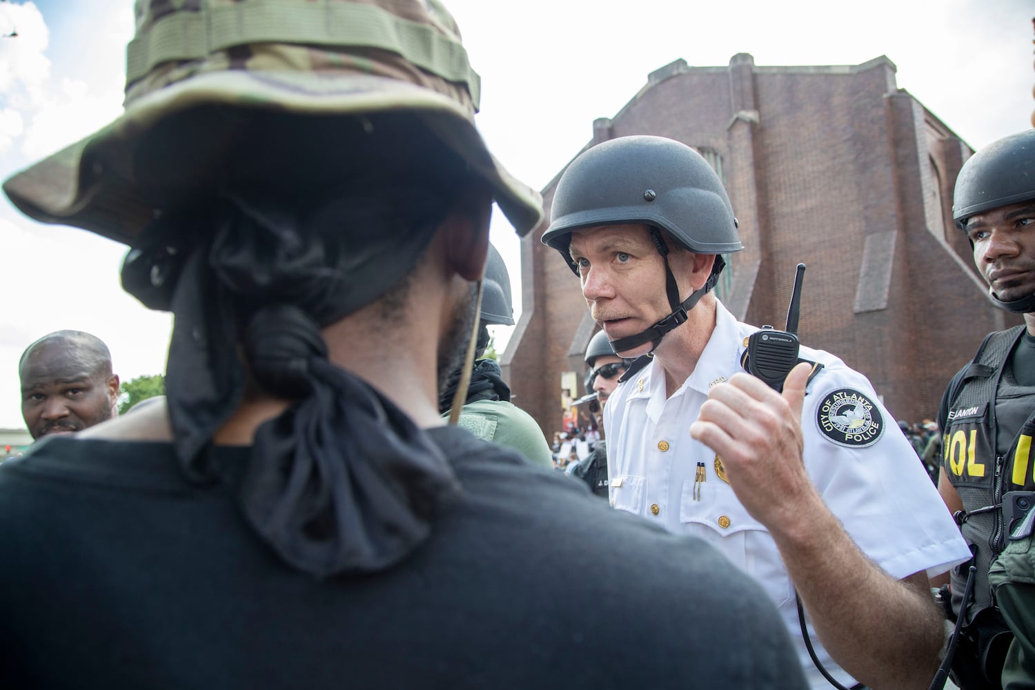 PHOTOS: Fourth day of protests in downtown Atlanta