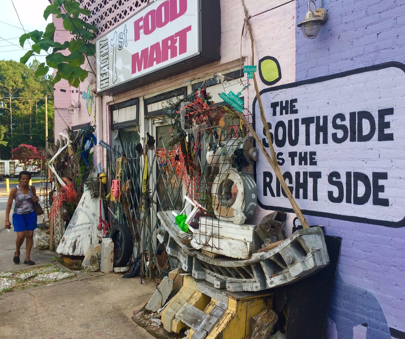 The corner of Jonesboro Road and Claire Drive in South Atlanta has seen better days. 