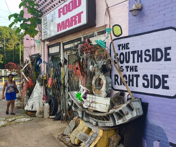 The corner of Jonesboro Road and Claire Drive in South Atlanta has seen better days. 