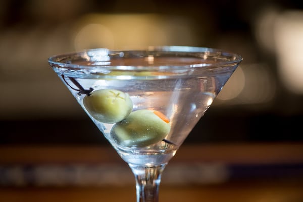  Dry gin martini with a twist at Watershed using Bluecoat Barrel Reserve gin. Photo: Beth McKibben