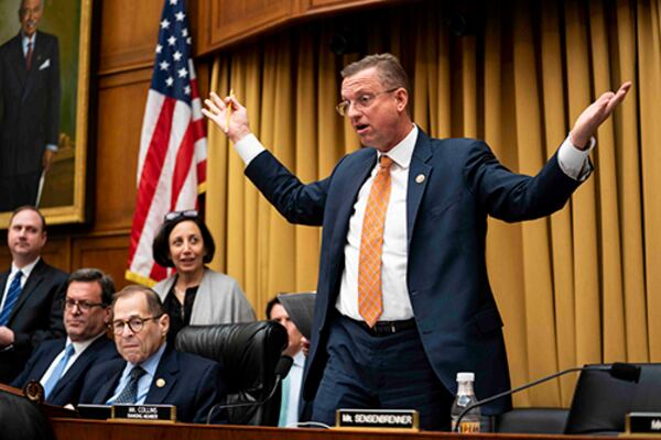 Rep. Doug Collins (R-Ga.), the ranking member on the House Judiciary Committee, on Capitol Hill in Washington.