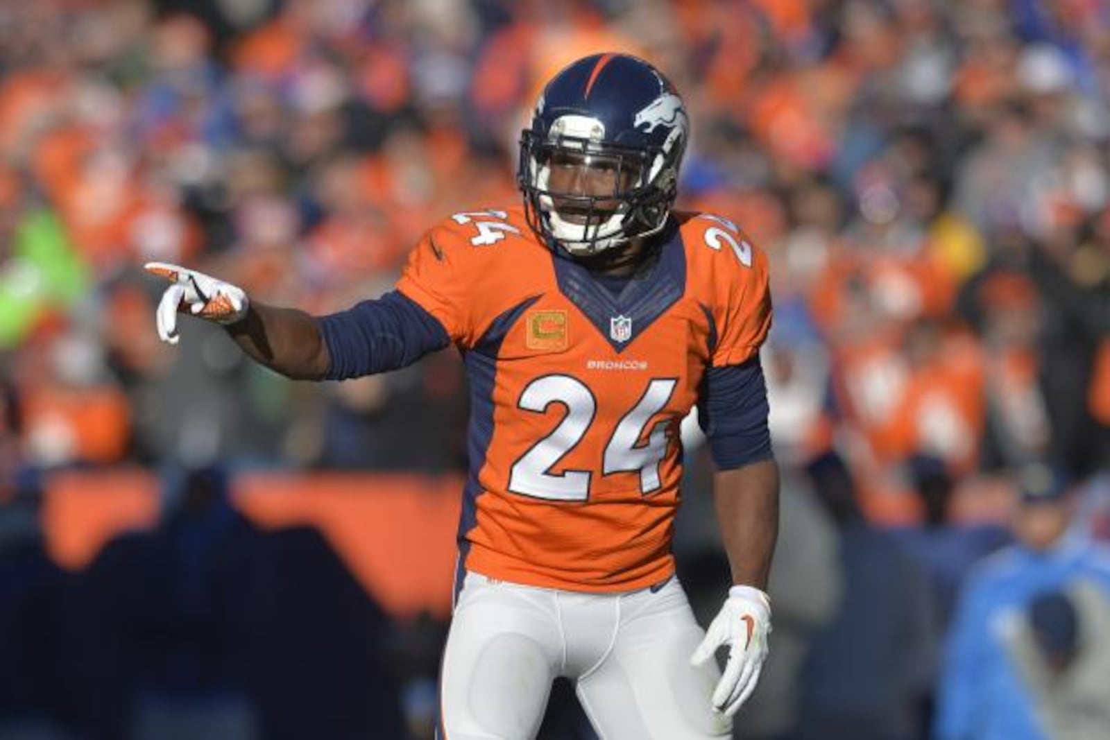 Champ Bailey was limited during the regular season by a foot injury but played in the playoffs.