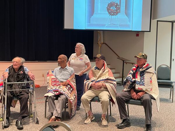 Attendees at an Atlanta World War II Roundtable event.