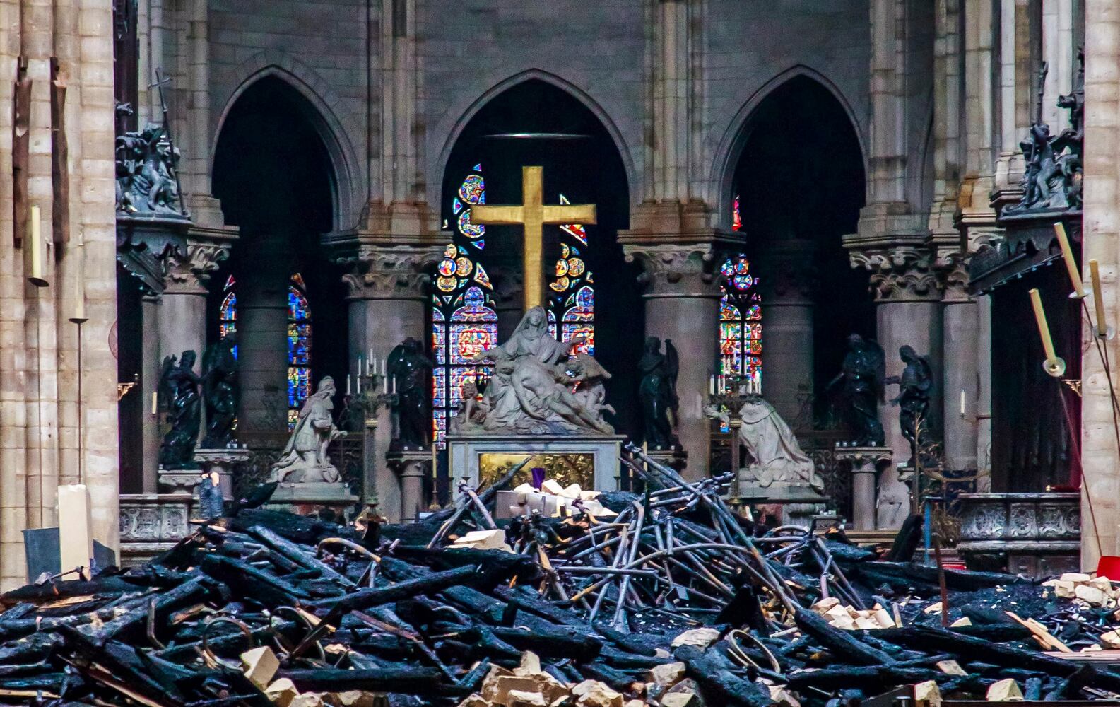 Photos: Notre Dame Cathedral after the fire