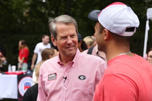 Gov. Brian Kemp, who plans to skip the state GOP convention this weekend, has focused on building his own political organization to elect officials in Georgia. (Jason Getz / Jason.Getz@ajc.com)