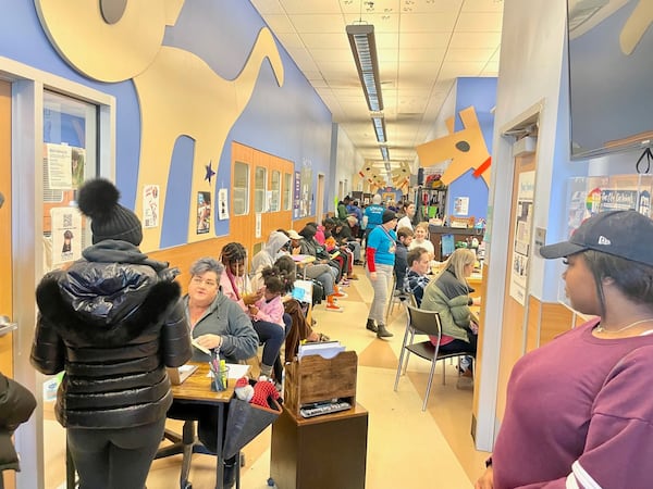 Crowds packed the DeKalb County Animal Shelter Thursday after news went out the shelter was considering euthanasia for dogs because of overcrowding.