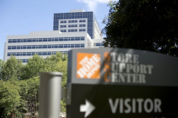 The Home Depot corporate headquarters is seen, Wednesday, Sept. 3, 2014, in Vinings. (AP Photo/David Goldman)