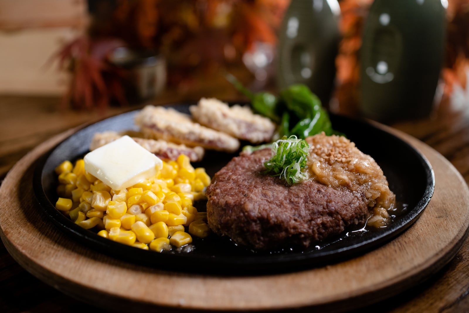 Teppan Hamburg Steak from Nagomiya. / Courtesy of Nagomiya