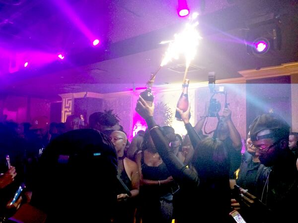 Medusa Lounge was packed with party goers during its Glamour Thursdays All Black Birthday Extravaganza on April 27.