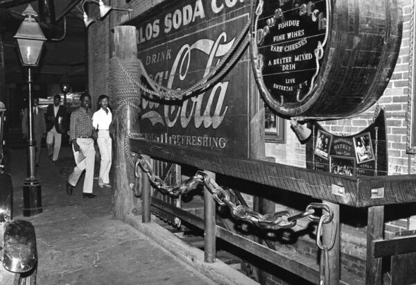 Dante’s Down the Hatch in Underground Atlanta was a hotspot for jazz in the '70s. AJC file photo