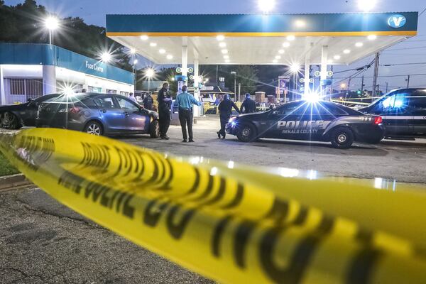 The deadly shooting happened at a Valero gas station on Candler Road on Tuesday.