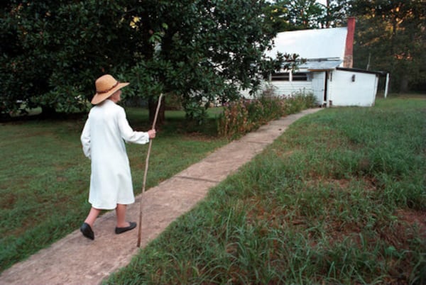 Denmark would walk to work at the 125-year-old farmhouse next door to her home.