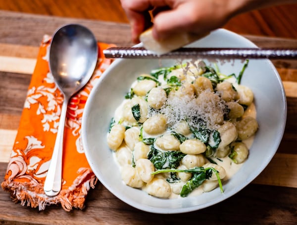 Gnocchi with Baby Kale and Lemon Cream Sauce. CONTRIBUTED BY HENRI HOLLIS