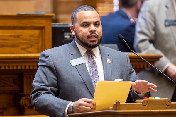 Georgia State Sen. Derek Mallow, is leading a committee studying the local option sales tax. (Arvin Temkar / arvin.temkar@ajc.com)