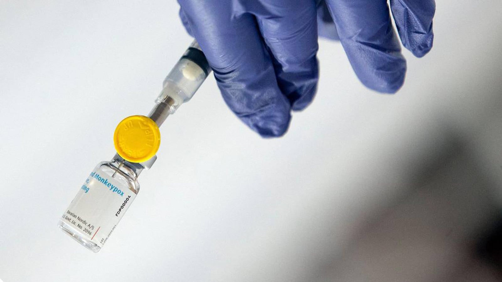 A nurse prepares the Monkeypox vaccine at the Pride Center at Equality Park in Wilton Manors, Florida, on Tuesday, July 19, 2022. (Al Diaz/Miami Herald/TNS)