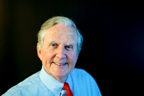 
                        FILE — James D. Robinson III at RRE Ventures offices in Manhattan, on Jan. 6, 2015. Robinson, who as chief executive of the American Express Company from 1977 to 1993 helped transform Wall Street into a more competitive financial marketplace, with a wide diversity of businesses housed under single roofs, died on March 18, 2024, in Rosalyn, N.Y., on Long Island. He was 88. (Todd Heisler/The New York Times)
                      