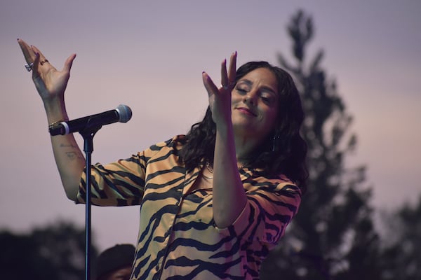 Marsha Ambrosius opened for R&B singer Maxwelll on Saturday, May 13 at The Bridge in Stockbridge. The Bridge is the new name for the Stockbridge Amphitheater.