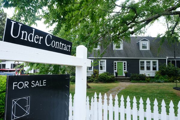 A home for sale is seen in Decatur on Wednesday, May 4, 2022. (Arvin Temkar / arvin.temkar@ajc.com)