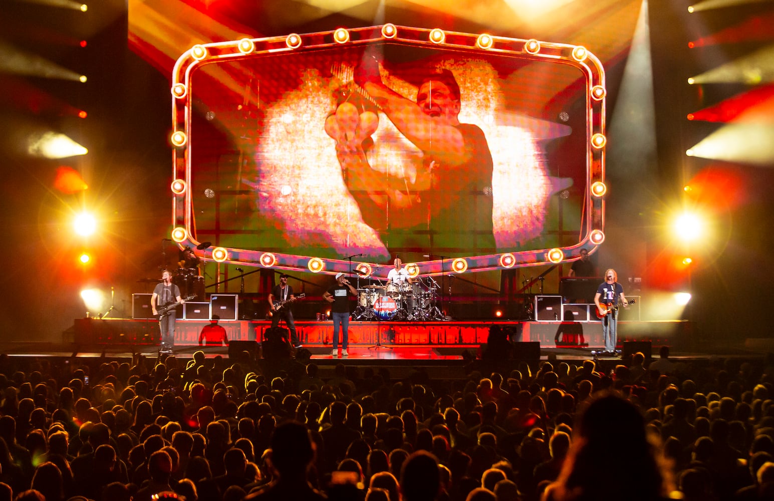 Hootie and the Blowfish dazzled fans on the Summer Camp with Trucks tour Friday September 20, 2024, at Ameris Bank Amphitheatre in Alpharetta. (Photo: Ryan Fleisher for The Atlanta Journal-Constitution) 