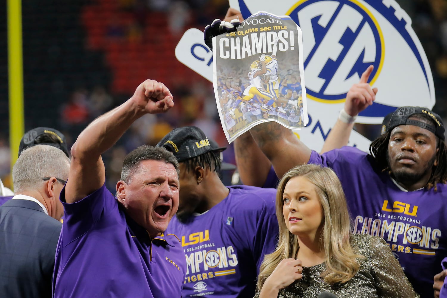 Photos: Bulldogs crushed by LSU in SEC Championship game