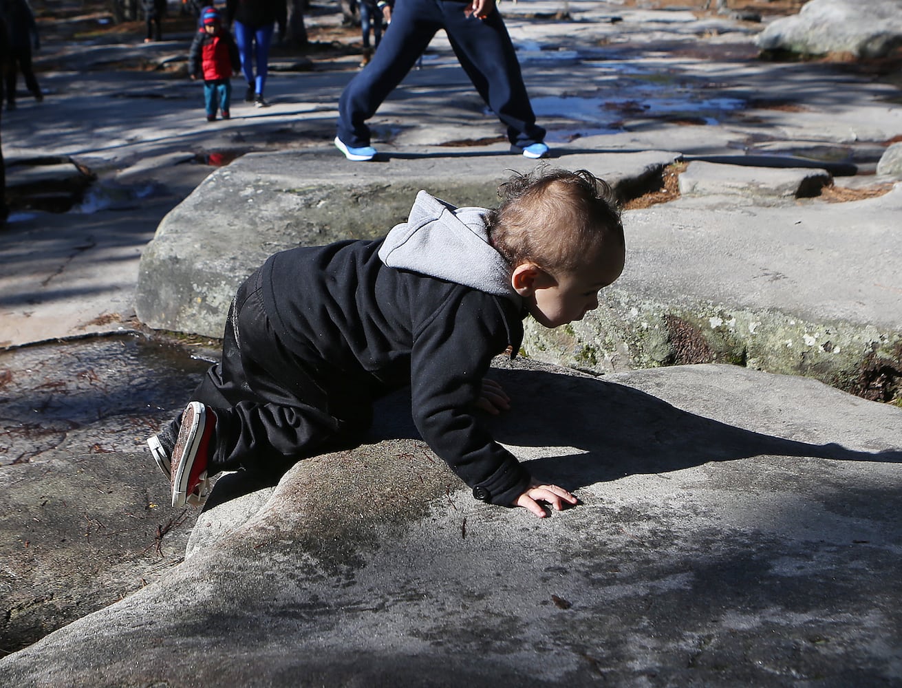 MLK volunteer at Stone Mountain