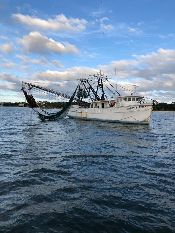 "I took this picture of the shrimp boat “Daddy’s Girls” (in 2018) off Hilton Head Island," wrote Dianna MacDonald of Flowery Branch