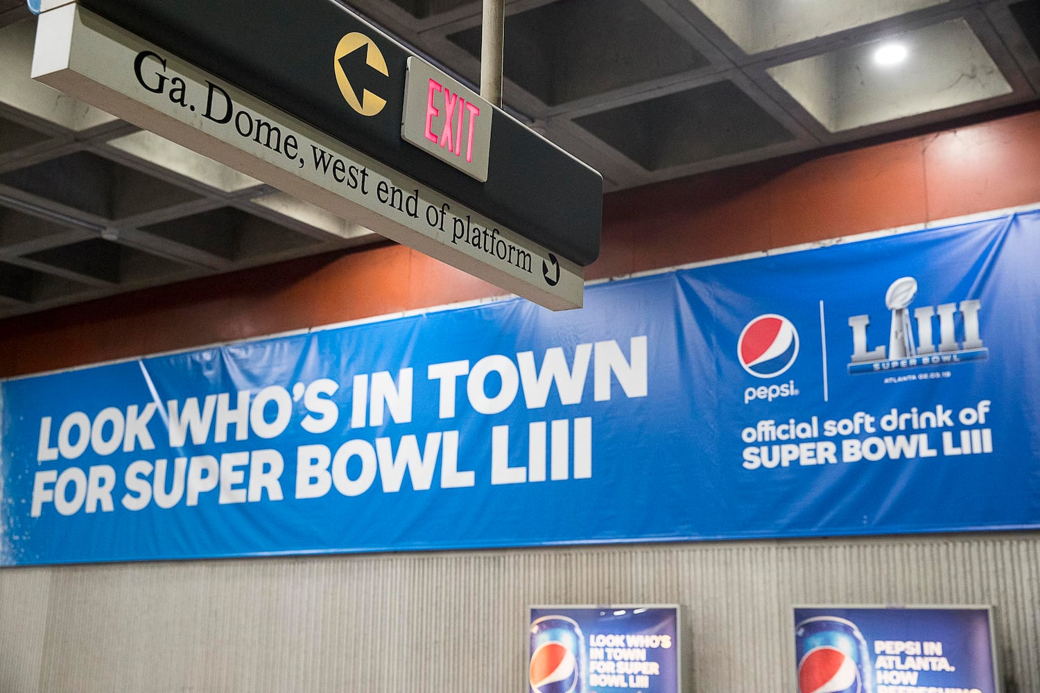 Photos: See how Atlanta's landmarks have readied for Super Bowl