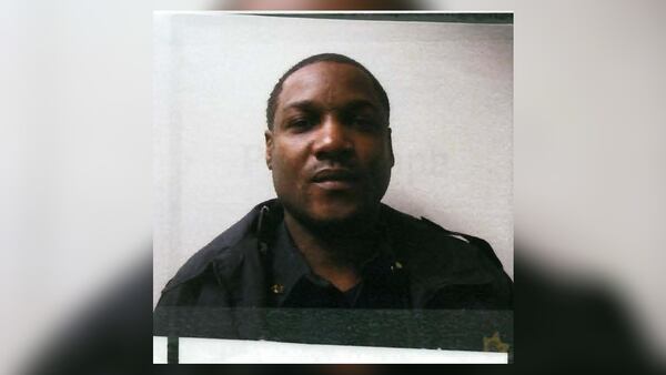 This is a photo of ex-DeKalb County Deputy O'Shay Antonio Page from the Georgia Peace Officer Standards and Training Council records.