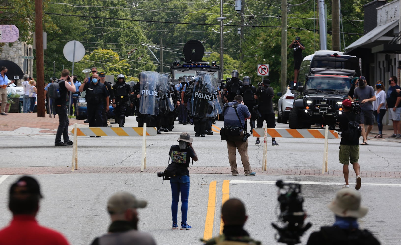 Stone mountain protest