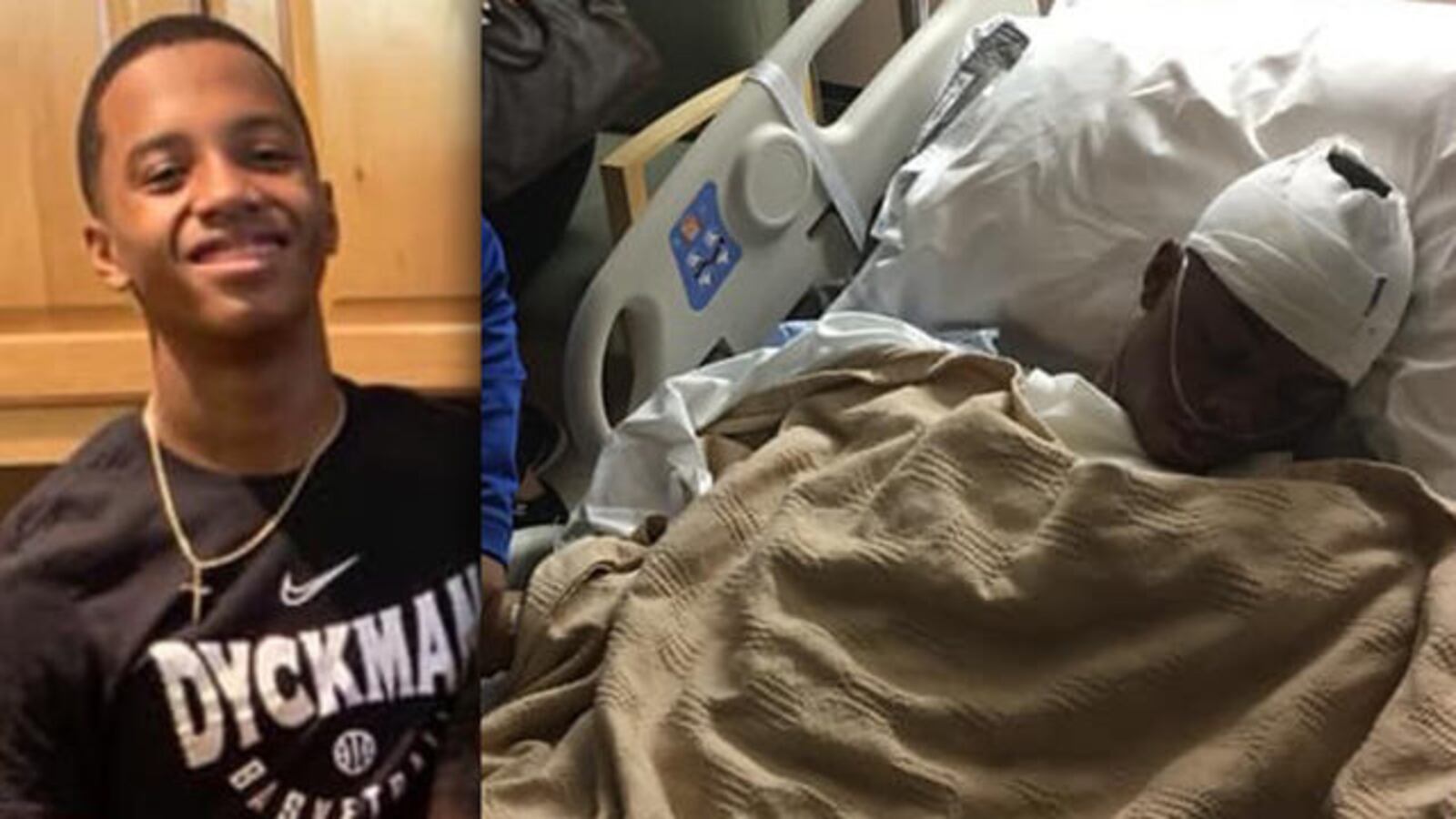 Malik Spellman spent weeks in a hospital after he was hit by a car while walking in a crosswalk. 