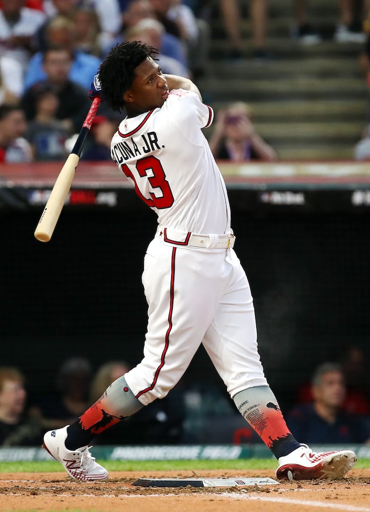 Photos: Ronald Acuna Jr. during All-Star Monday