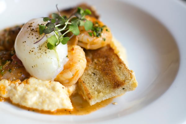 Portofino Shrimp and Polenta/Photo Credit Heidi Geldhauser