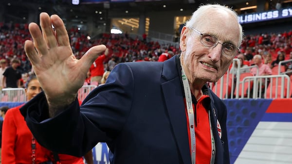 University of Georgia football coach Vince Dooley died last week. He was 90. (File photo)