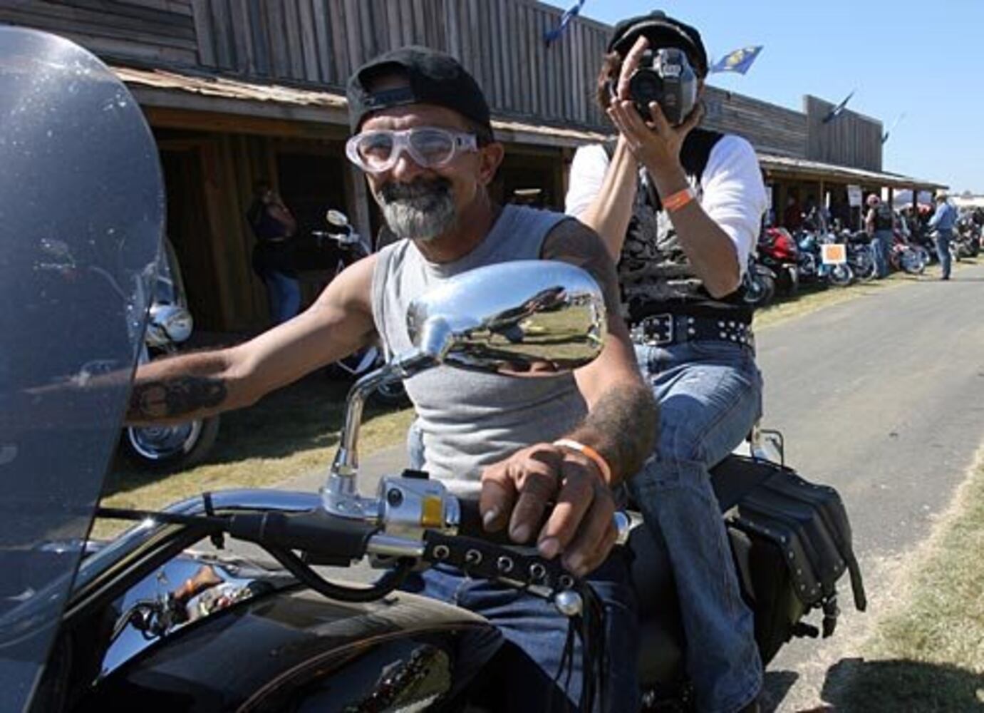 Bikers party at Georgia's Angel City Rally