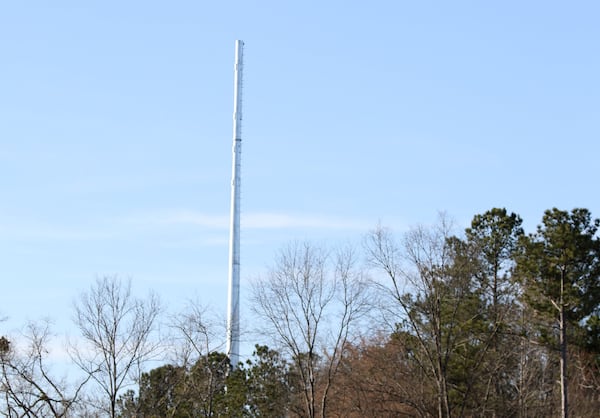 3/6/19 - Stonecrest - A cell tower in Stonecrest, Georgia on Wednesday, March 6, 2019.  EMILY HANEY / emily.haney@ajc.com