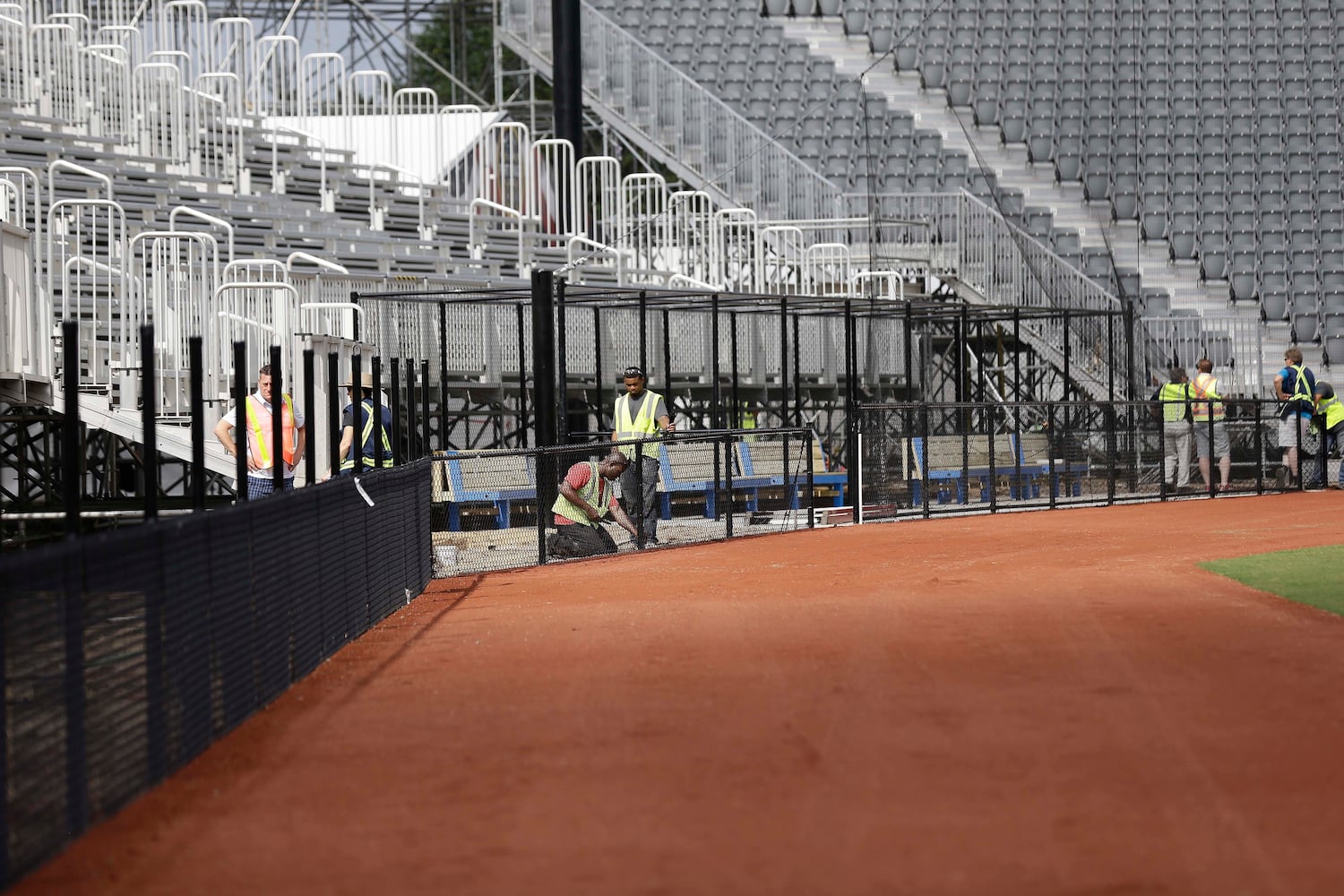 Fort Bragg builds a baseball field