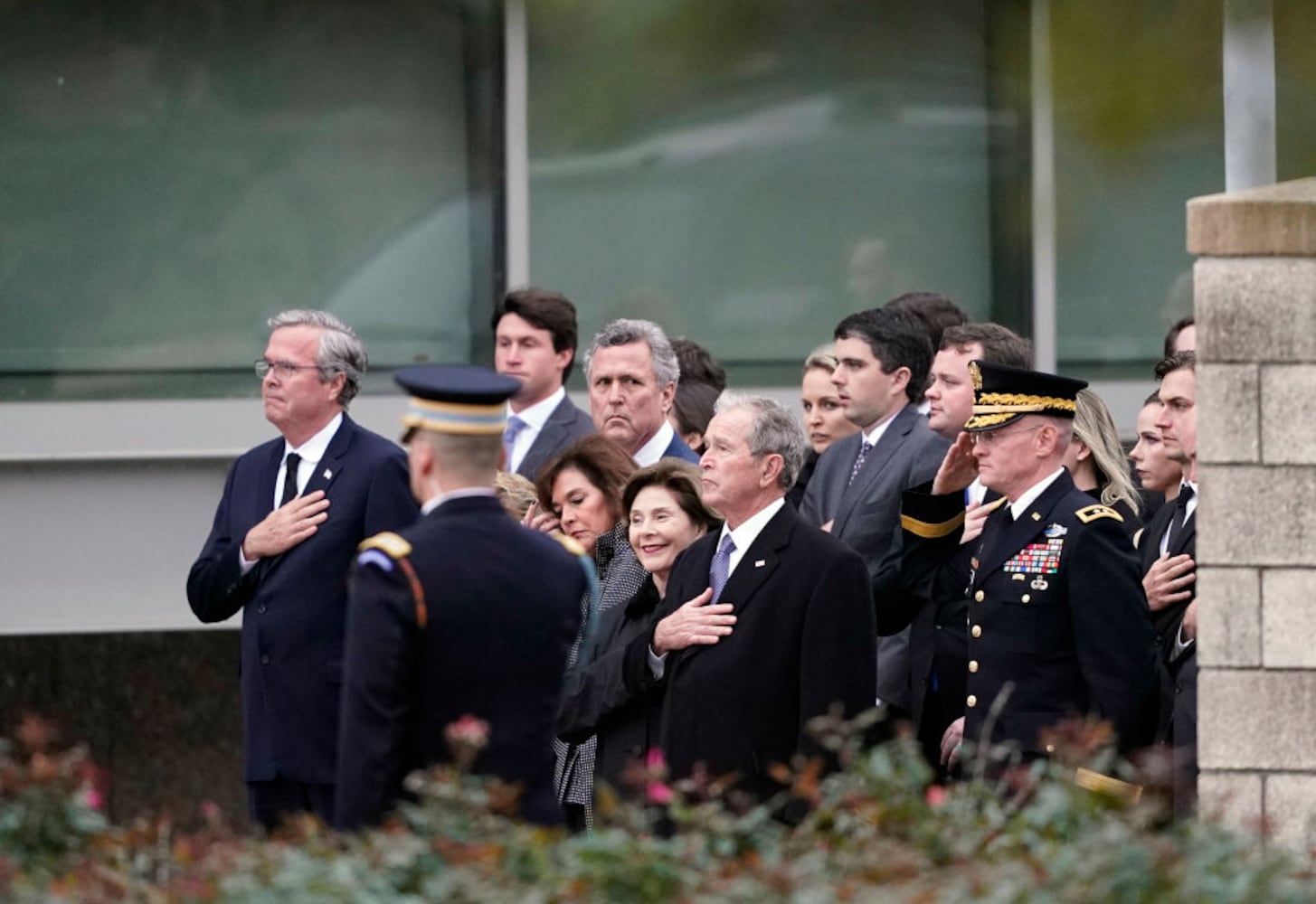 Photos: Mourners say goodbye to President George H.W. Bush in Houston