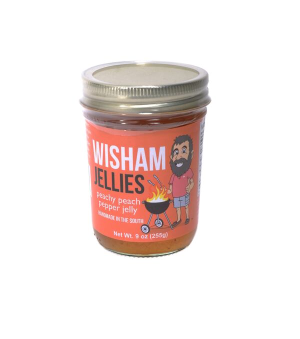 Grilled meats get a sweet/hot kick from Wisham’s sweet and spicy Peachy Peach Pepper Jelly. Photo by Eric Wisham