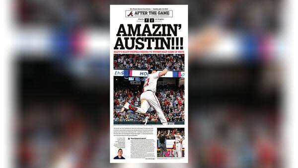 After the Game coverage of the Braves in The Atlanta Journal-Constitution ePaper Sunday, July 24, 2022.