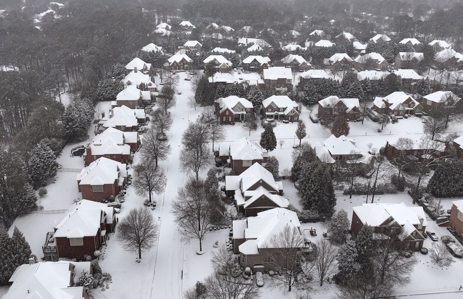 PHOTOS: Snow storm hits Atlanta